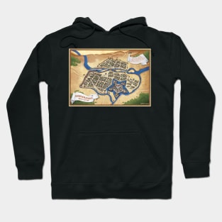 Nagyvara Oradea map Hoodie